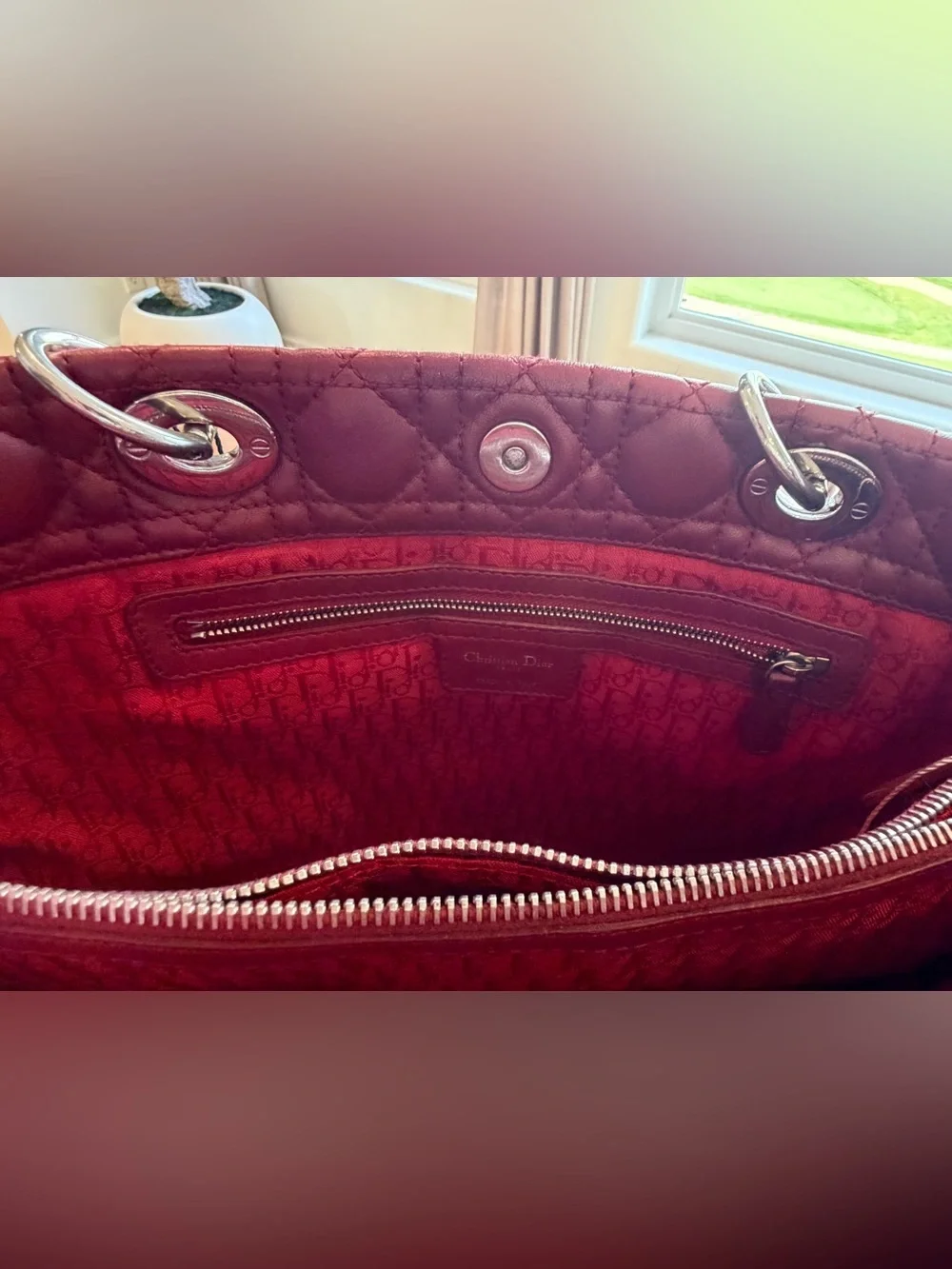 Dior Large Cannage Shopping Tote